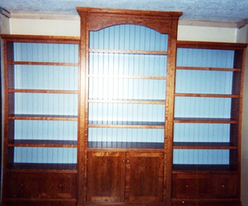 custom built bookcase